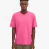 Camiseta orgánica oversize - Rosa chicle