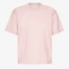 Camiseta orgánica oversize - Rosa descolorido