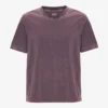 Camiseta orgánica oversize - Uva descolorida