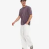Camiseta orgánica oversize - Uva descolorida