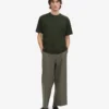 Camiseta orgánica oversize - Verde cazador