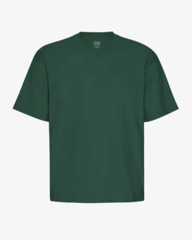 Camiseta orgánica oversize - Verde esmeralda
