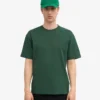 Camiseta orgánica oversize - Verde esmeralda