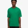 Camiseta orgánica oversize - Verde Kelly
