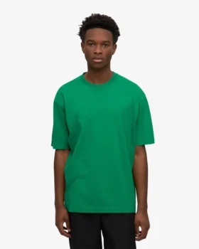 Camiseta orgánica oversize – Verde Kelly