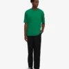 Camiseta orgánica oversize - Verde Kelly