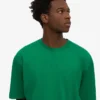 Camiseta orgánica oversize - Verde Kelly