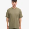 Camiseta orgánica oversize - Verde oliva apagado