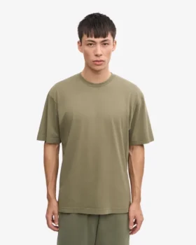 Camiseta orgánica oversize – Verde oliva apagado