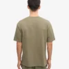 Camiseta orgánica oversize - Verde oliva apagado