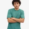 Camiseta orgánica oversize - Verde pino