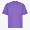 Camiseta orgánica oversize - Violeta ultra