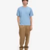 Camiseta oversize de algodón orgánico - Azul mar