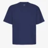 Camiseta oversize de algodón orgánico - Azul marino