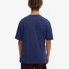 Camiseta oversize de algodón orgánico - Azul marino