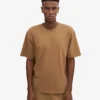 Camiseta oversize de algodón orgánico - Camello del Sáhara