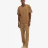 Camiseta oversize de algodón orgánico - Camello del Sáhara