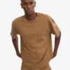 Camiseta oversize de algodón orgánico - Camello del Sáhara