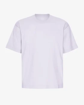Camiseta oversize de algodón orgánico - Lavanda suave