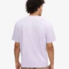Camiseta oversize de algodón orgánico - Lavanda suave