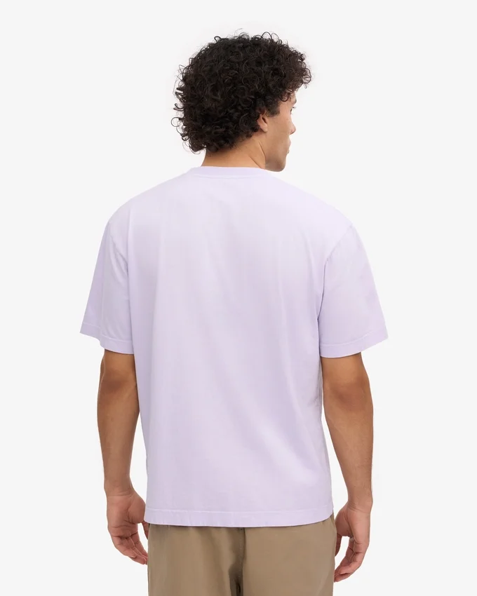 Camiseta oversize de algodón orgánico - Lavanda suave