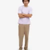 Camiseta oversize de algodón orgánico - Lavanda suave
