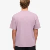 Camiseta oversize de algodón orgánico - Morado perlado