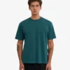 Camiseta oversize de algodón orgánico - Verde océano