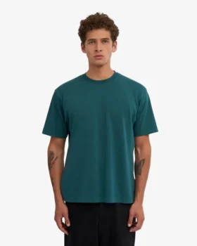 Camiseta oversize de algodón orgánico – Verde océano