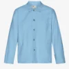 Chaqueta de trabajo de algodón orgánico - Azul mar