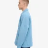 Chaqueta de trabajo de algodón orgánico - Azul mar