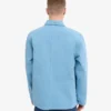 Chaqueta de trabajo de algodón orgánico - Azul mar
