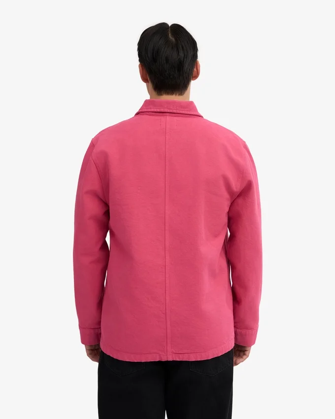 Chaqueta de trabajo de algodón orgánico - Rosa chicle