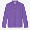 Chaqueta de trabajo de algodón orgánico - Violeta ultravioleta