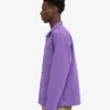 Chaqueta de trabajo de algodón orgánico - Violeta ultravioleta