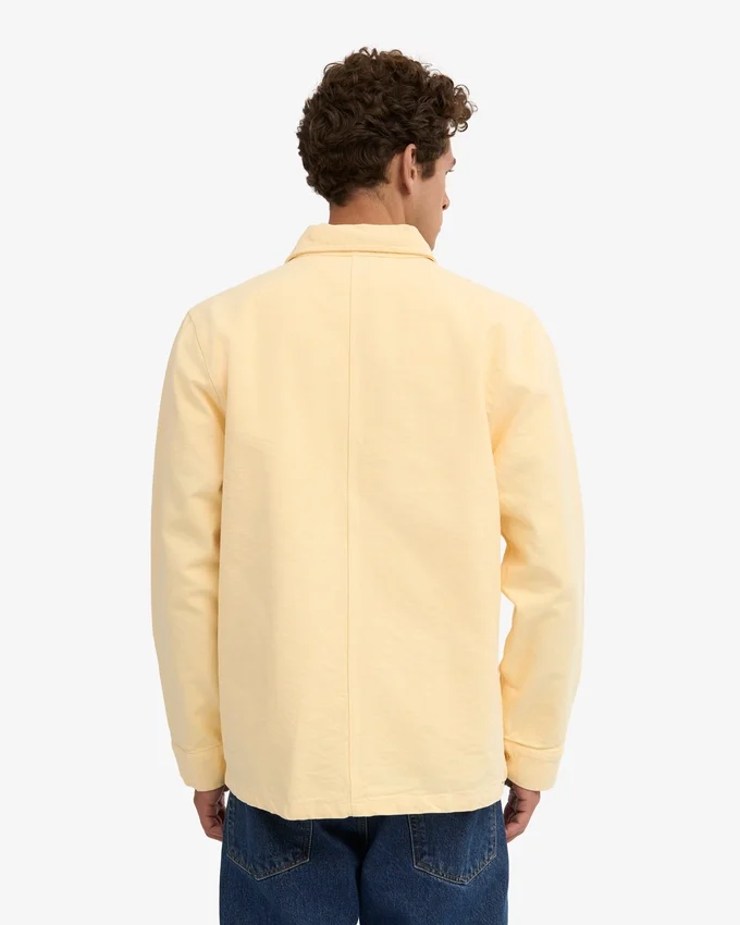 Chaqueta de trabajo orgánica - Amarillo suave