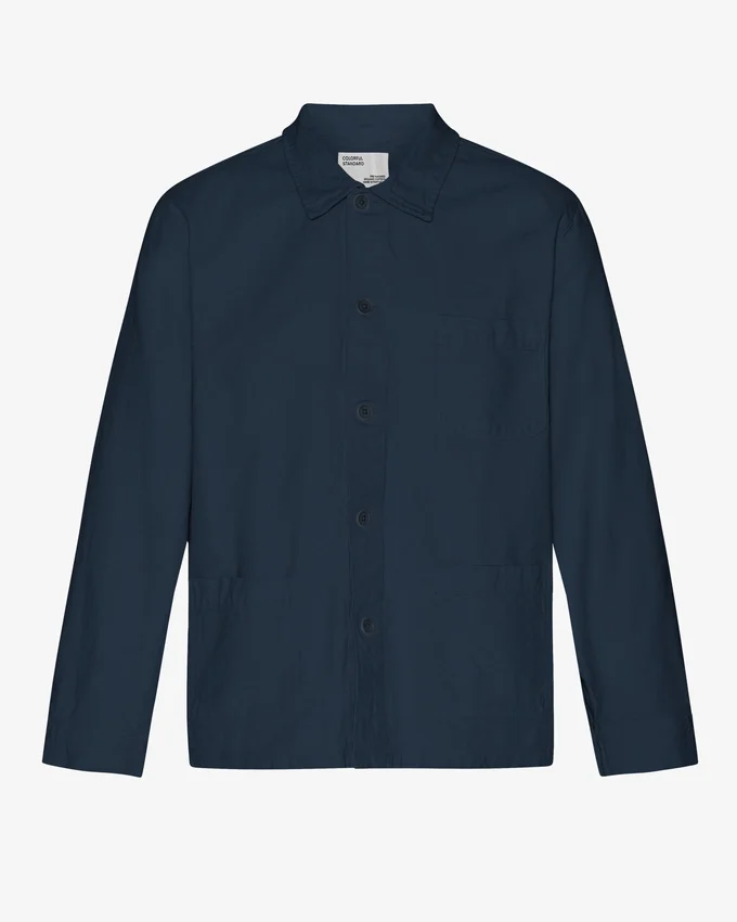 Chaqueta de trabajo orgánica - Azul marino