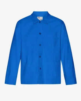 Chaqueta de trabajo orgánica - Azul Pacífico