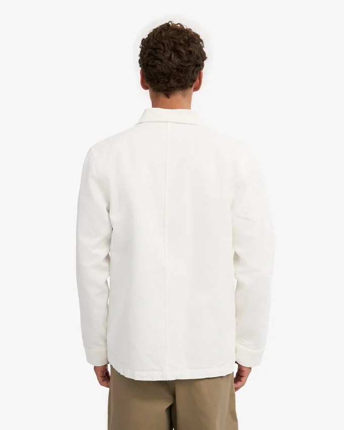 Chaqueta de trabajo orgánica - Blanco óptico