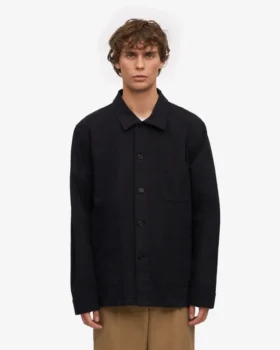Chaqueta de trabajo orgánica – Negro intenso
