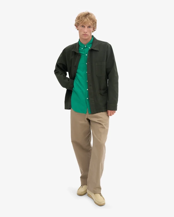 Chaqueta de trabajo orgánica - Verde cazador