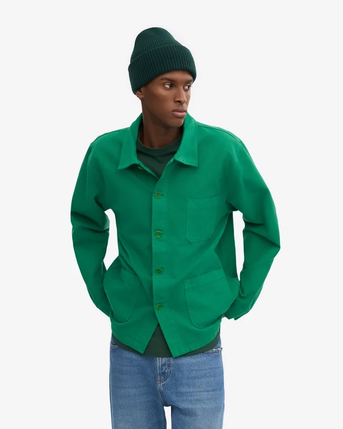 Chaqueta de trabajo orgánica - Verde Kelly