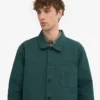 Chaqueta de trabajo orgánica - Verde océano