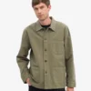 Chaqueta de trabajo orgánica - Verde oliva apagado