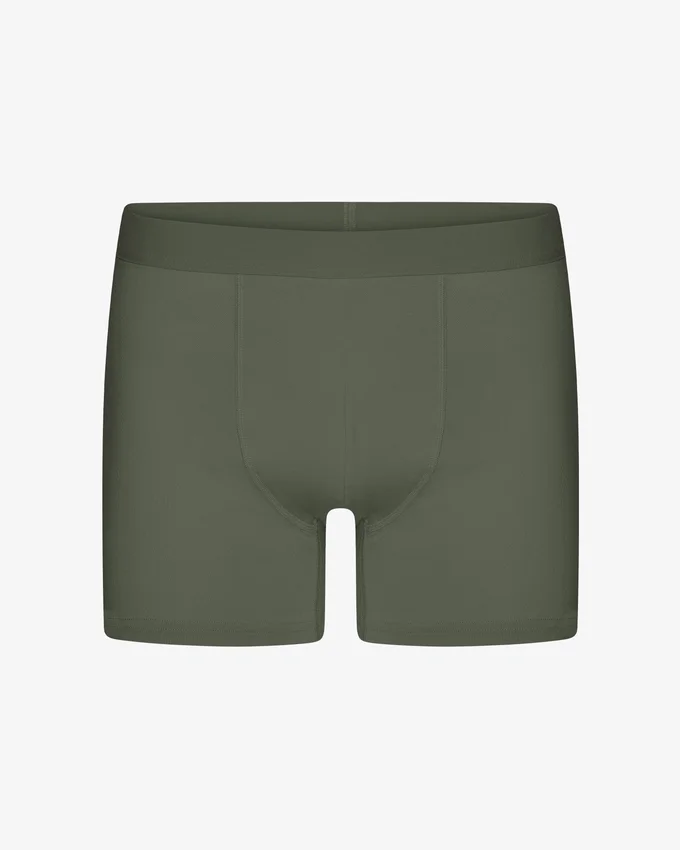 Classic Organic Boxer Briefs - Oliva apagado