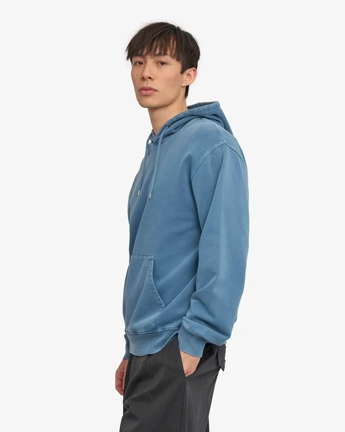 Classic Organic Hood - Faded Indigo