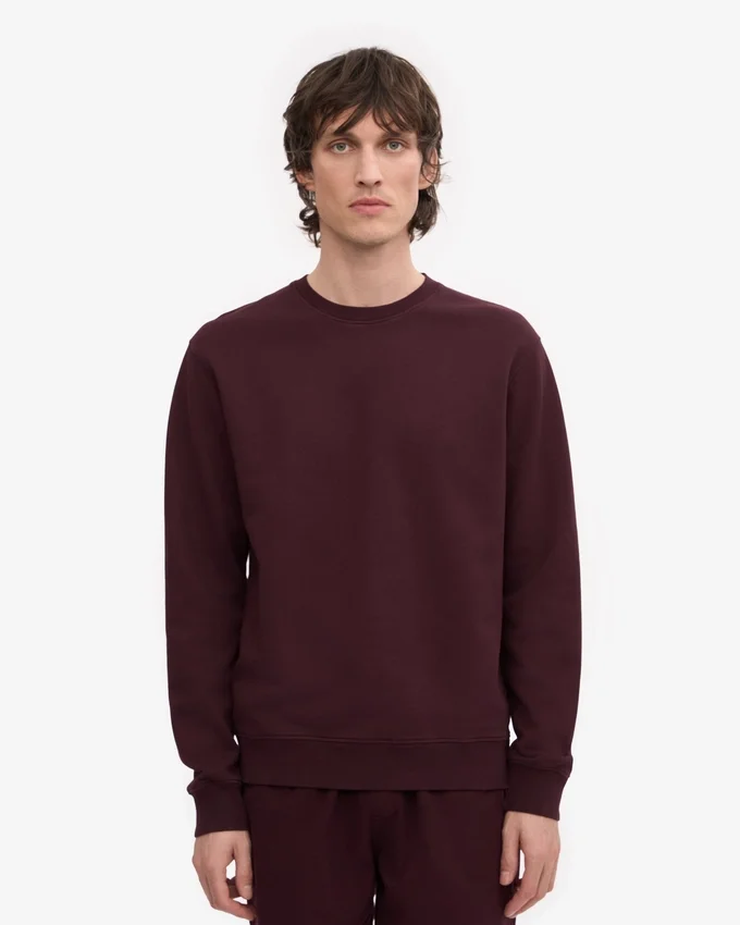 Classic Organic Jersey de algodón orgánico - Rojo sangre