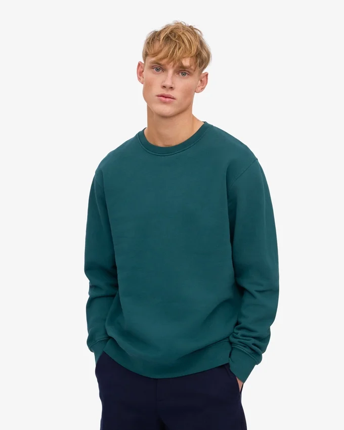 Classic Organic Jersey de algodón orgánico - Verde océano