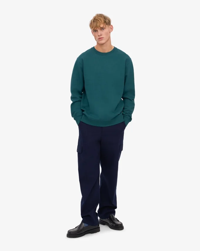 Classic Organic Jersey de algodón orgánico - Verde océano