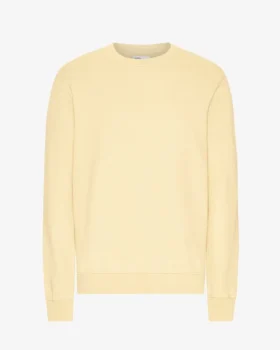 Classic Organic jersey de cuello redondo - Amarillo suave